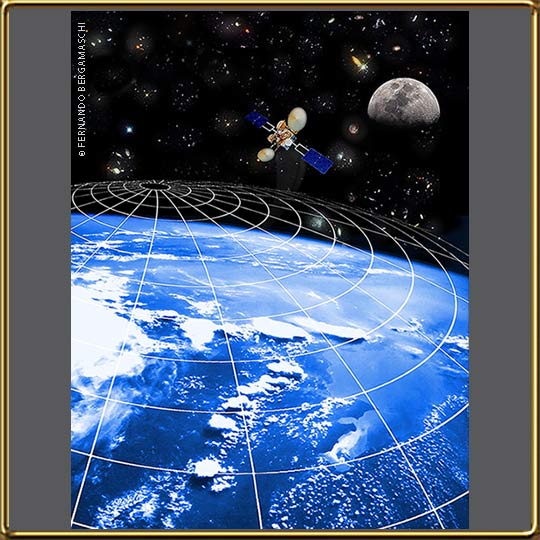 illustration with earth